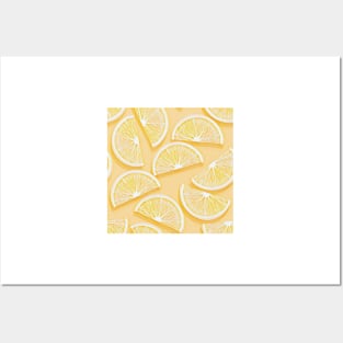 Lemon Seamless Pattern Posters and Art